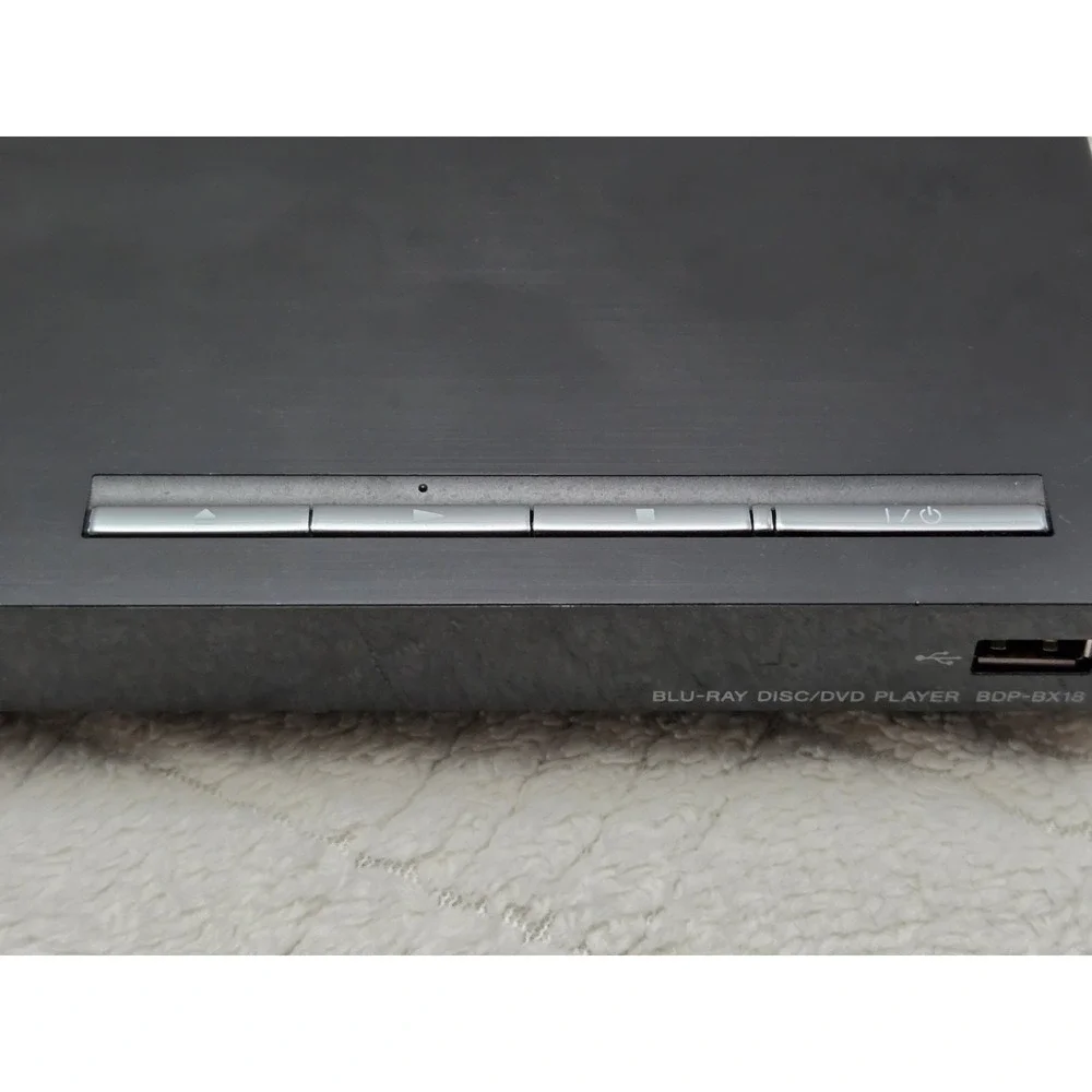 Sony Model BDP-BX18 Blu-ray Disc DVD Player Black No Remote Tested & Works